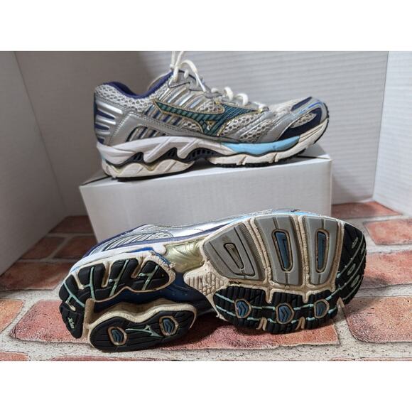 Mizuno Wave Nirvana 7 Women's Running Women's Shoes Sneakers Size 8 Gray Blue - Picture 8 of 8